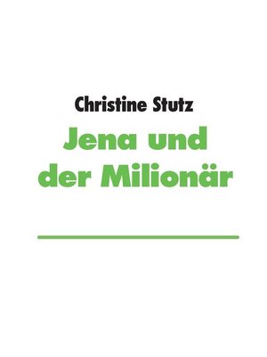 cover image of Jena und der Milionär